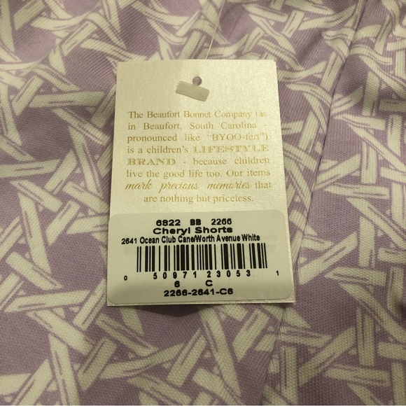 NWT | The Beaufort Bonnet Company | Purple Cheryl Shorts - Picture 8 of 8